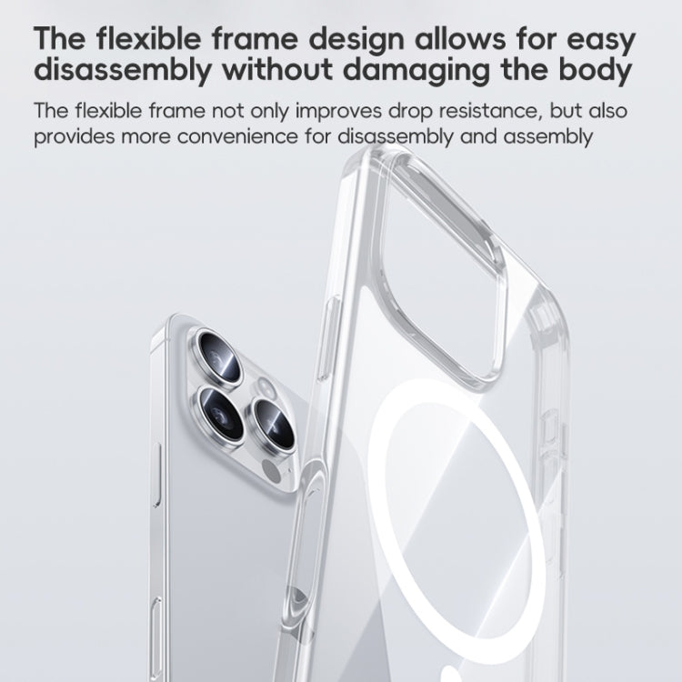 For iPhone 16 Pro Benks MagSafe Magnetic Shockproof Phone Case(Transparent)