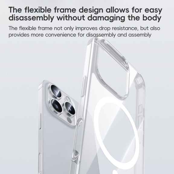 For iPhone 16 Pro Benks MagSafe Magnetic Shockproof Phone Case(Transparent)