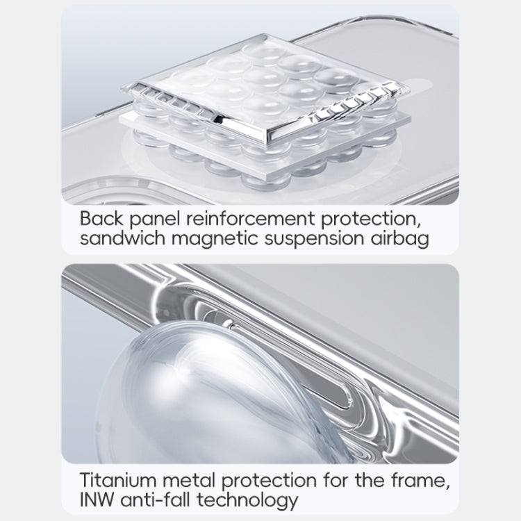 For iPhone 16 Pro Benks MagSafe Magnetic Shockproof Phone Case(Transparent)