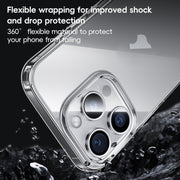 For iPhone 16 Pro Max Benks PC Hybrid TPU Shockproof Phone Case(Transparent)
