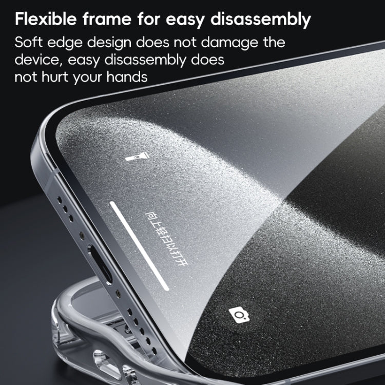 For iPhone 16 Pro Max Benks PC Hybrid TPU Shockproof Phone Case(Transparent)