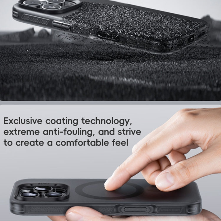 For iPhone 16 Benks Frosted MagSafe Magnetic Shockproof Phone Case(Black)