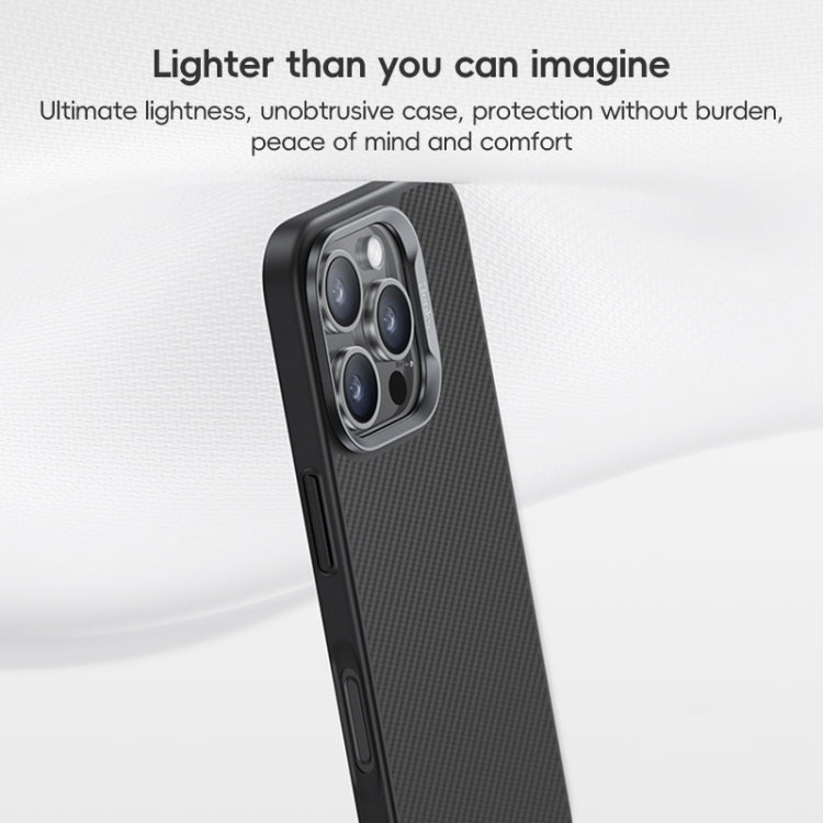 For iPhone 16 Pro Benks MagSafe Kevlar Fiber Ultra-thin Shockproof Phone Case(Black)