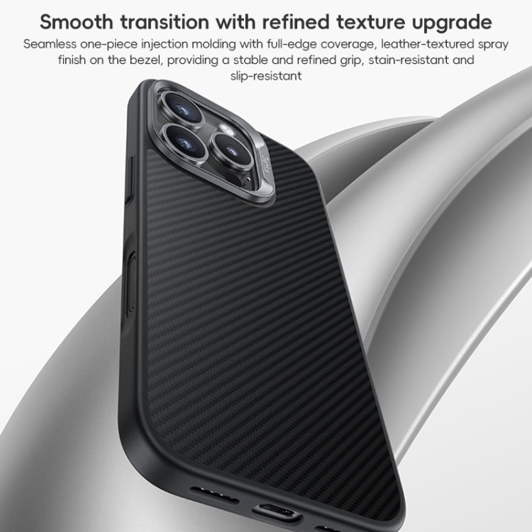 For iPhone 16 Benks MagSafe Kevlar Fiber Ultra-thin Shockproof Phone Case(Black)