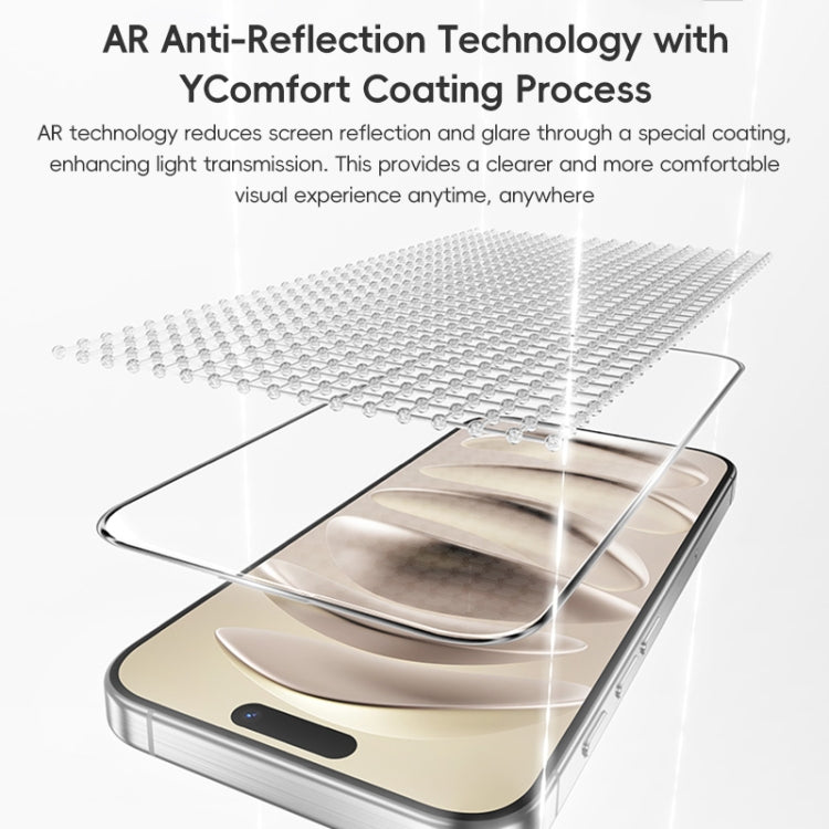 For iPhone 16 Plus Benks King Kong Series Corning AR Antireflective Tempered Glass Film