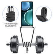 For Samsung Galaxy S25 Ultra 5G Integrated Card Bag Solid Color Liquid Silicone Phone Case with Lanyard(Black)