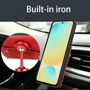For Samsung Galaxy S25 Ultra 5G Double Buckle Card Slots Magnetic Phone Case(Grey)