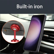 For Samsung Galaxy S25 5G Double Buckle Card Slots Magnetic Phone Case(Black)