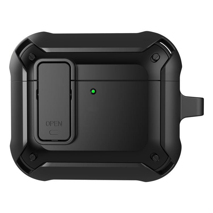 For AirPods 4 Bumblebee Bluetooth Earphone Silicone Protective Case(Black)