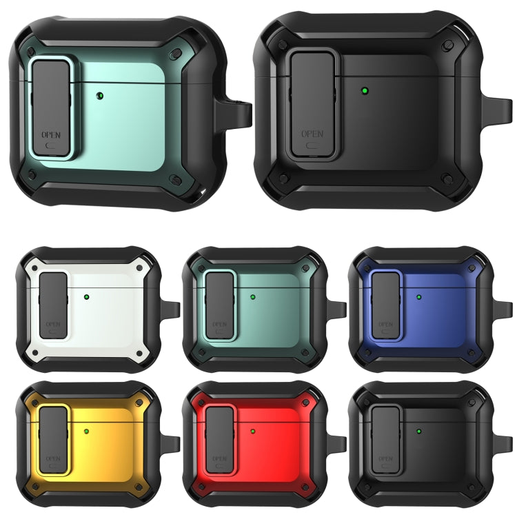 For AirPods 4 Bumblebee Bluetooth Earphone Silicone Protective Case(Black White)