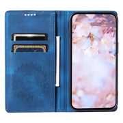 For Samsung Galaxy S25+ 5G Totem Embossed Magnetic Leather Phone Case(Blue)