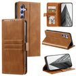 For Samsung Galaxy S25 5G Simple 6-Card Wallet Leather Phone Case(Brown) - Galaxy S25 5G Cases by PMC TechLife | Online Shopping South Africa | PMC TechLife | Buy Now Pay Later Mobicred