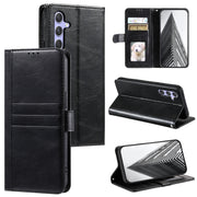 For Samsung Galaxy S25 5G Simple 6-Card Wallet Leather Phone Case(Black)