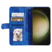 For Samsung Galaxy S25+ 5G Simple 6-Card Wallet Leather Phone Case(Blue)