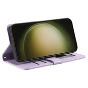 For Samsung Galaxy S25 Ultra 5G Simple 6-Card Wallet Leather Phone Case(Purple)