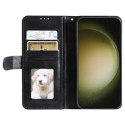 For Samsung Galaxy S25 Ultra 5G Simple 6-Card Wallet Leather Phone Case(Black)