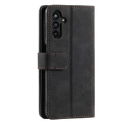 For Samsung Galaxy S25 5G Nine Card Zipper Bag Leather Phone Case with Lanyard(Black)