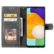 For Samsung Galaxy S25 5G Nail Skin Feel Stitching Calf Texture Leather Phone Case(Grey)