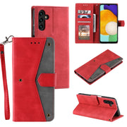 For Samsung Galaxy S25+ 5G Nail Skin Feel Stitching Calf Texture Leather Phone Case(Red)