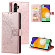 For Samsung Galaxy S25 5G Totem Flower Embossed Leather Phone Case(Rose Gold) - Galaxy S25 5G Cases by PMC TechLife | Online Shopping South Africa | PMC TechLife | Buy Now Pay Later Mobicred