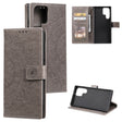 For Samsung Galaxy S25 Ultra 5G Totem Flower Embossed Leather Phone Case(Grey) - Galaxy S25 Ultra 5G Cases by PMC TechLife | Online Shopping South Africa | PMC TechLife | Buy Now Pay Later Mobicred