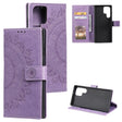 For Samsung Galaxy S25 Ultra 5G Totem Flower Embossed Leather Phone Case with Lanyard(Purple) - free shipping - PMC TechLife - Order now!