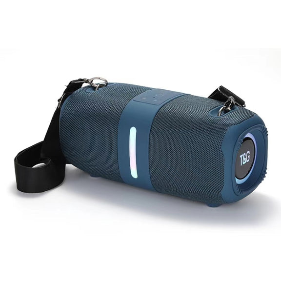 T&G TG669 Outdoor Portable TWS Colorful Wireless Bluetooth Speaker(Blue)