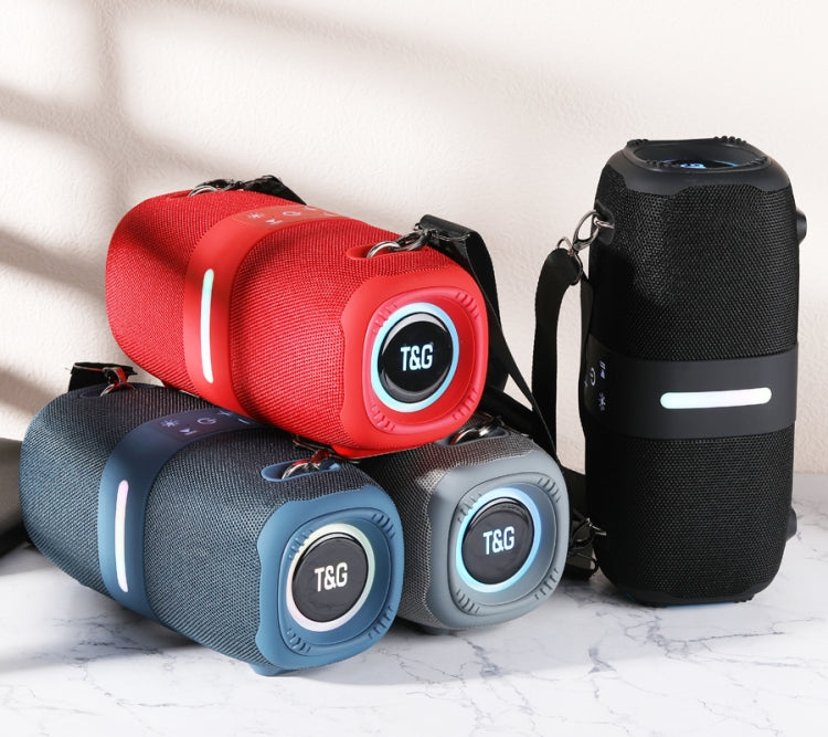 T&G TG669 Outdoor Portable TWS Colorful Wireless Bluetooth Speaker(Blue)