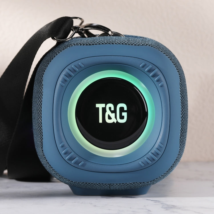 T&G TG669 Outdoor Portable TWS Colorful Wireless Bluetooth Speaker(Blue)