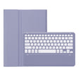 For Huawei MatePad Air 12 2024 Ultra-thin Detachable Bluetooth Keyboard Leather Tablet Case(Lavender White) - Huawei Keyboard by PMC Jewellery | Online Shopping South Africa | PMC Jewellery | Buy Now Pay Later Mobicred