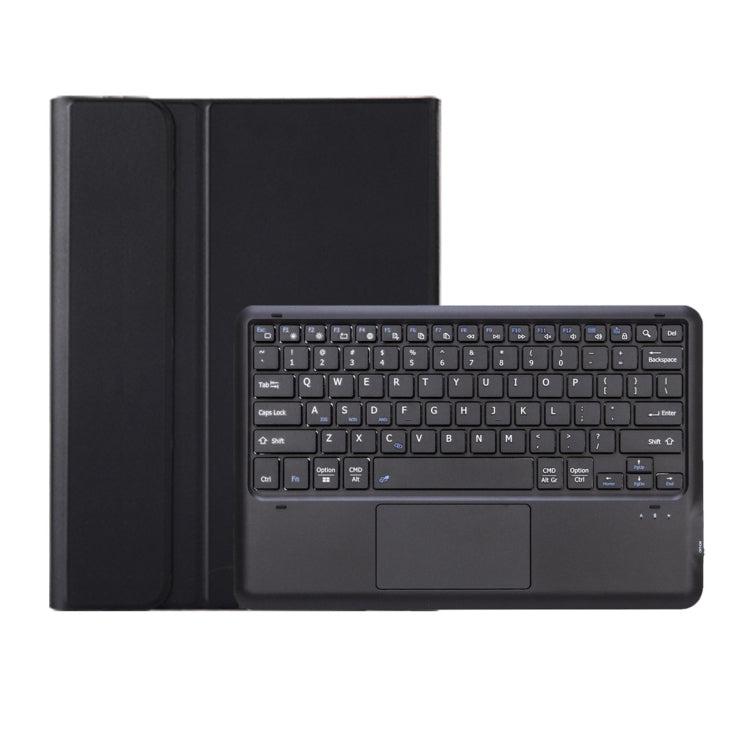 For Huawei MatePad Air 12 2024 Ultra-thin Detachable Bluetooth Keyboard Leather Tablet Case with Touchpad(Black)
