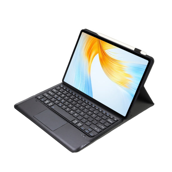 For Huawei MatePad Air 12 2024 Ultra-thin Detachable Bluetooth Keyboard Leather Tablet Case with Touchpad(Black)