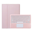 For Huawei MatePad Air 12 2024 Ultra-thin Detachable Bluetooth Keyboard Leather Tablet Case with Touchpad(Pink White) - free shipping - PMC Jewellery - Order now!