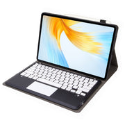 For Huawei MatePad Air 12 2024 Ultra-thin Detachable Bluetooth Keyboard Leather Tablet Case with Touchpad(Black White)