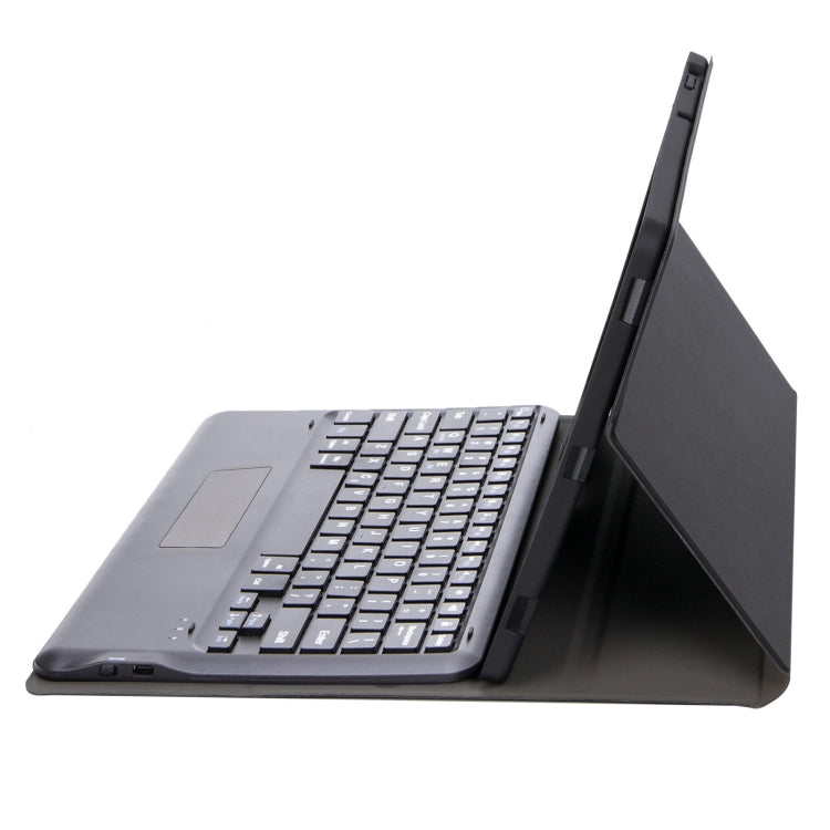 For Huawei MatePad Pro 12.2 Ultra-thin Detachable Bluetooth Keyboard Leather Tablet Case with Touchpad(Black)