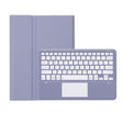 For Honor MagicPad 2 12.3 AH22-A Ultra-thin Detachable Bluetooth Keyboard Leather Tablet Case with Touchpad(Lavender White) - Huawei Keyboard by PMC Jewellery | Online Shopping South Africa | PMC Jewellery | Buy Now Pay Later Mobicred