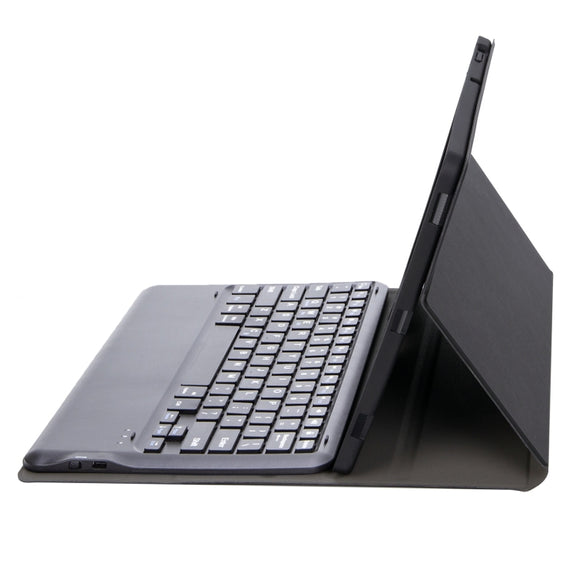 For Honor MagicPad 2 12.3 AH22 Ultra-thin Detachable Bluetooth Keyboard Leather Tablet Case(Black)