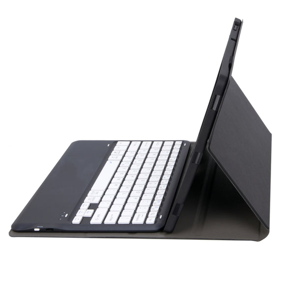 For Honor MagicPad 2 12.3 AH22 Ultra-thin Detachable Bluetooth Keyboard Leather Tablet Case(Black White)