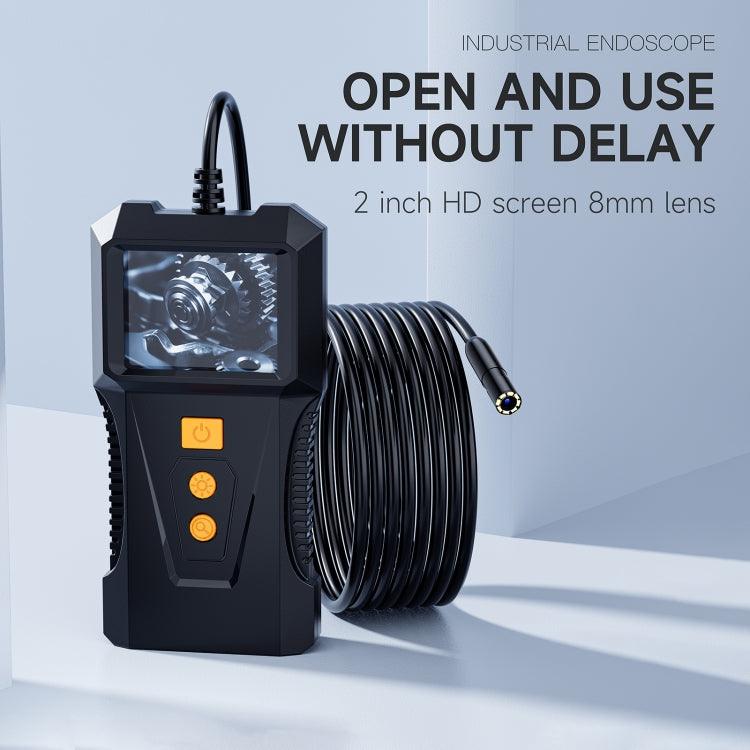 P230 8mm 2 inch Single Camera Endoscope with Screen, Length:5m