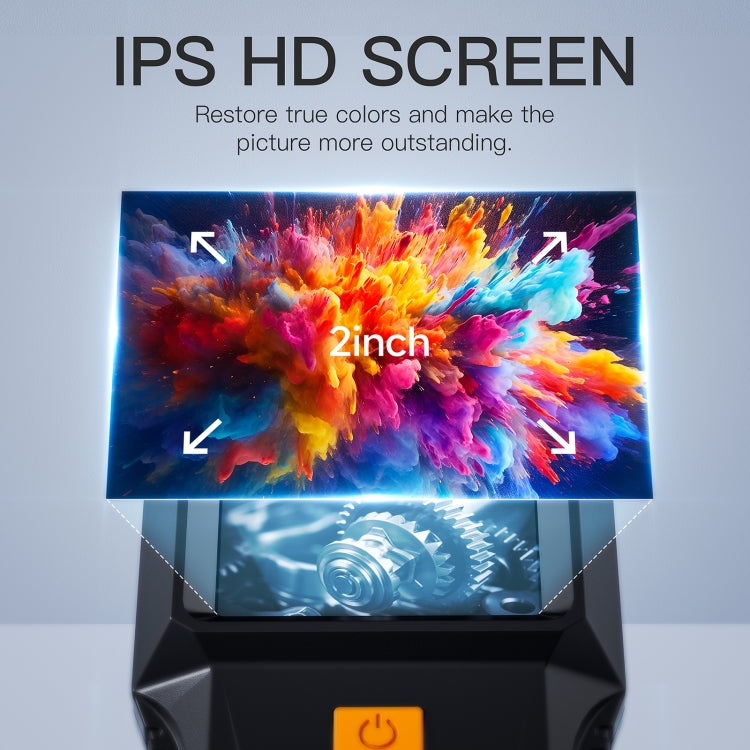 P230 8mm 2 inch Single Camera Endoscope with Screen, Length:5m