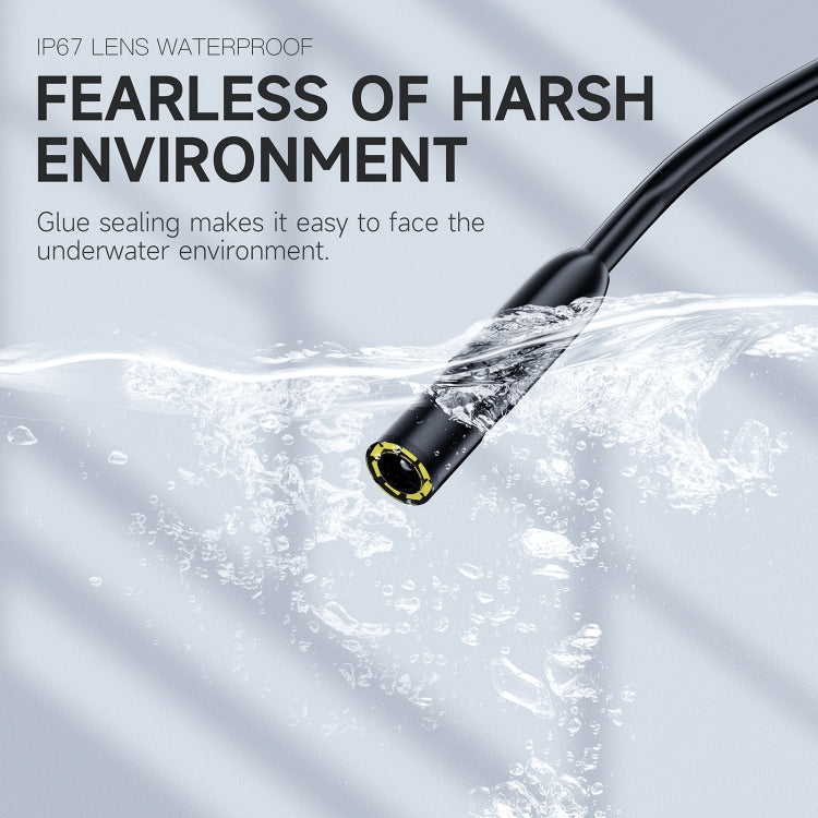 P230 8mm 2 inch Single Camera Endoscope with Screen, Length:15m