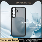 For Samsung Galaxy S24 FE 5G imak UX-9B Series Four Corners Tiny Airbag Shockproof Phone Case(Black)