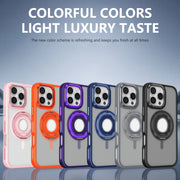 For iPhone 16 Pro Max Skin Feel Matte 360 Degree Rotating Silicone Ring Holder Phone Case(Grey)
