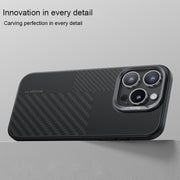 For iPhone 16 Pro Max Benks Montage MagSafe Kevlar Fiber Phone Case(Black)