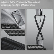 For iPhone 16 Pro Benks Montage MagSafe Kevlar Fiber Phone Case(Black)