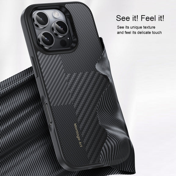 For iPhone 16 Pro Benks Montage MagSafe Shockproof Phone Case(Black)