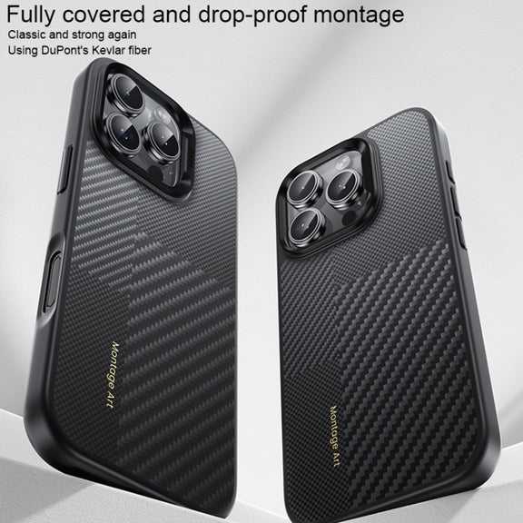 For iPhone 16 Pro Benks Montage MagSafe Shockproof Phone Case(Black)