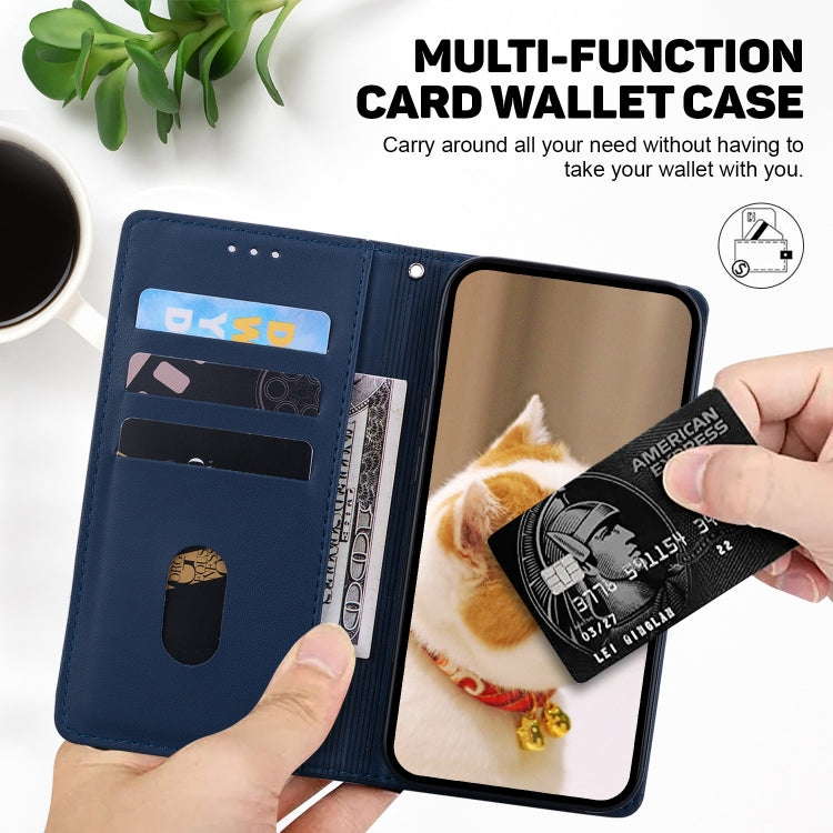 For Redmi K70 / K70 Pro Cute Cats RFID Leather Phone Case(Blue)
