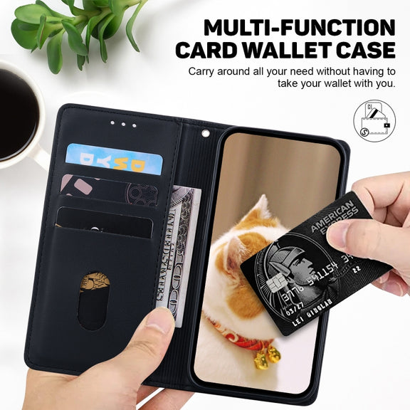 For Redmi K70 / K70 Pro Cute Cats RFID Leather Phone Case(Black)