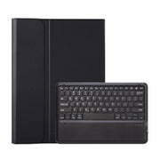 For Samsung Galaxy Tab S10 Ultra A910B Pen Slot Detachable Bluetooth Keyboard Leather Tablet Case(Black)